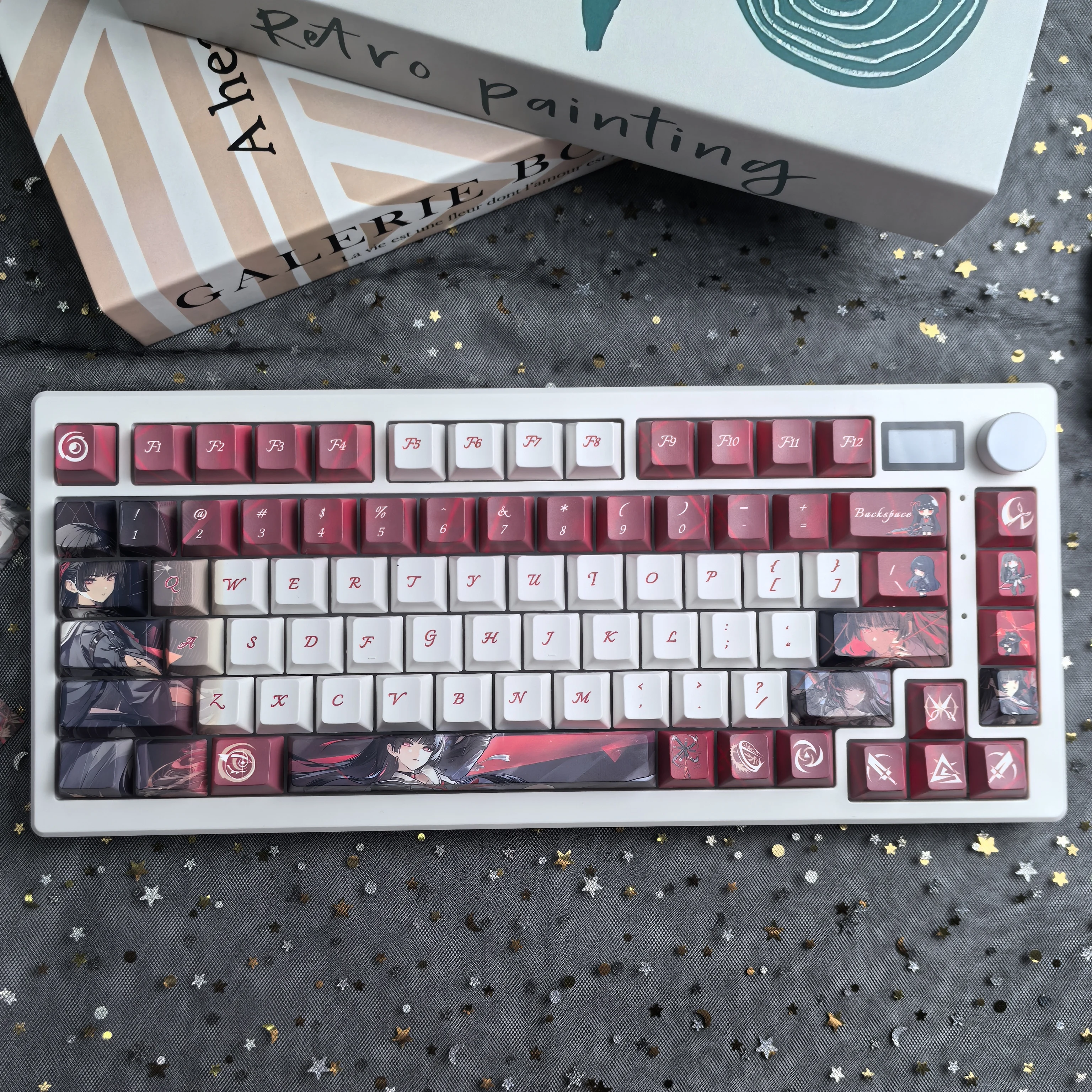 

MAIMOOO Anime Keycap Chisaki ちさき& Game Character DIY Personalized Wuthering Waves ISO ANSI Layout Keyboard Keycaps