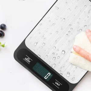 Balança digital de alimentos, 10kg, 1g, cozinha, eletrônica, 5kg, 1g, grama de cozimento, balança de peso, gramas, onças, aço inoxidável 12 principais vendas bascula 5 toneladas - №1