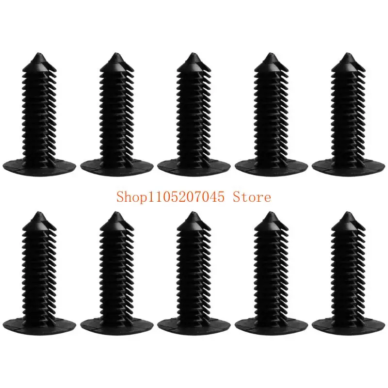 37cd Universal Vehicle Trim Fastener Clips Plastic Anti Loose Barbed Rivets For Cabriolet MPV Pickup