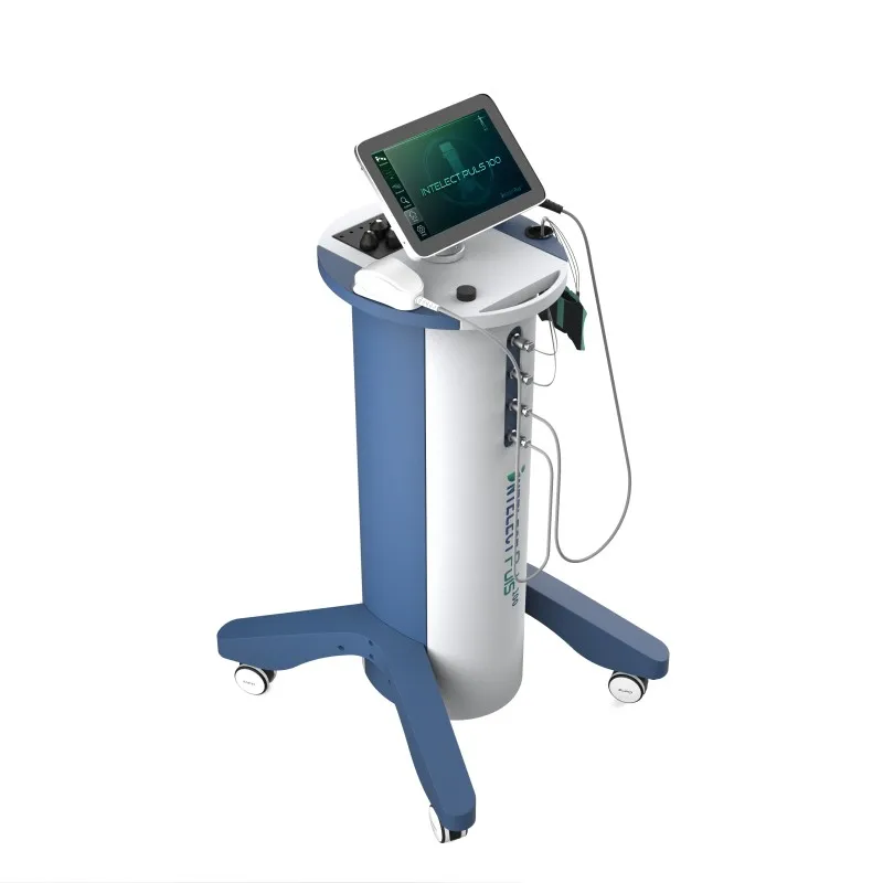 Combination of Multiple Therapies Stand Machine Shockwave Ultrasound and Interferential Current Stimulation IFC