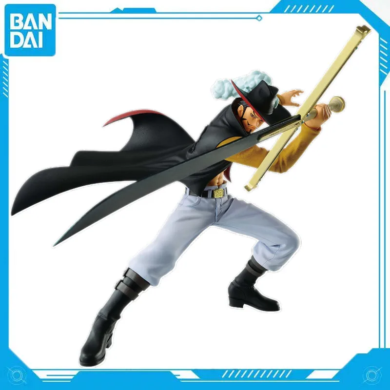 Bandai Genuine Anime One Piece Duracule Mihawk BATTLE RECORD COLLECTION Character Figure Model PVC 13cm Toys Gifts Collection