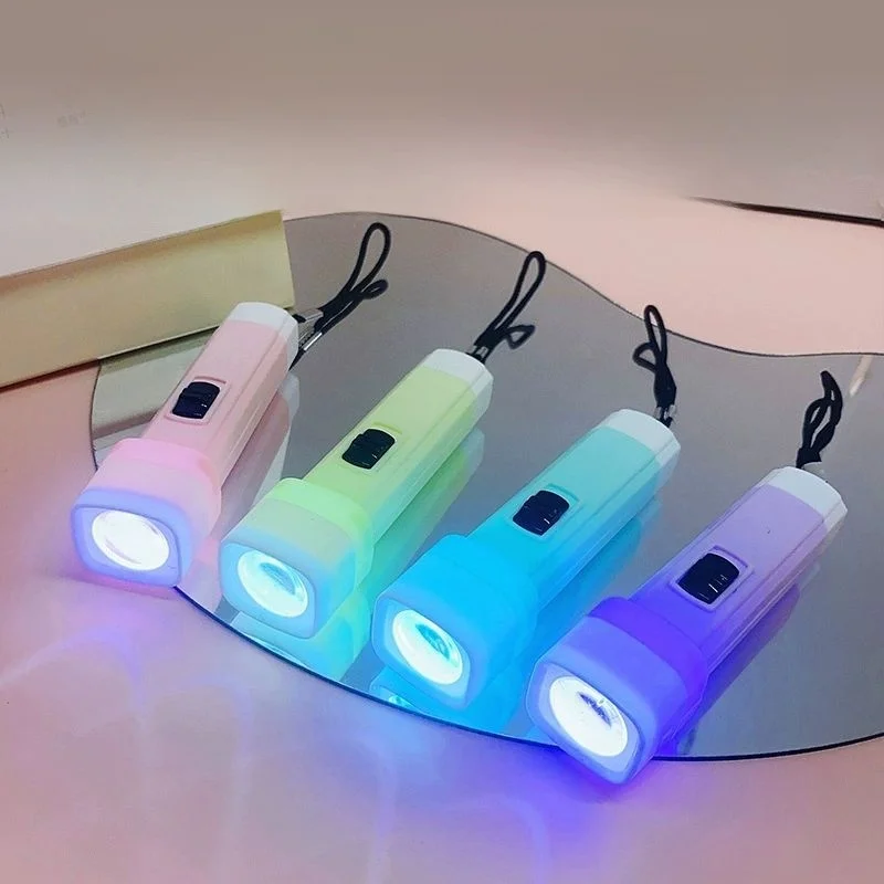 10 قطعة LED مصباح يدوي صغير للأطفال حفلة عيد ميلاد الحسنات جودي بيناتا حشو لعبة ضيوف الزفاف هدية عيد الهالوين الديكور