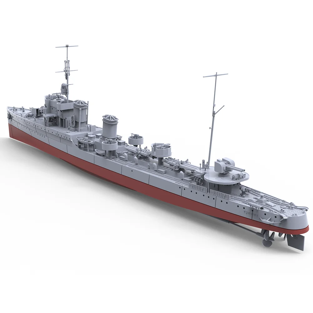 

SSC732 SSMODEL 1/350 1/700 1/200 Italian Turbine Class Destroyer Turbine 1927 Full Hull Military Model Kit