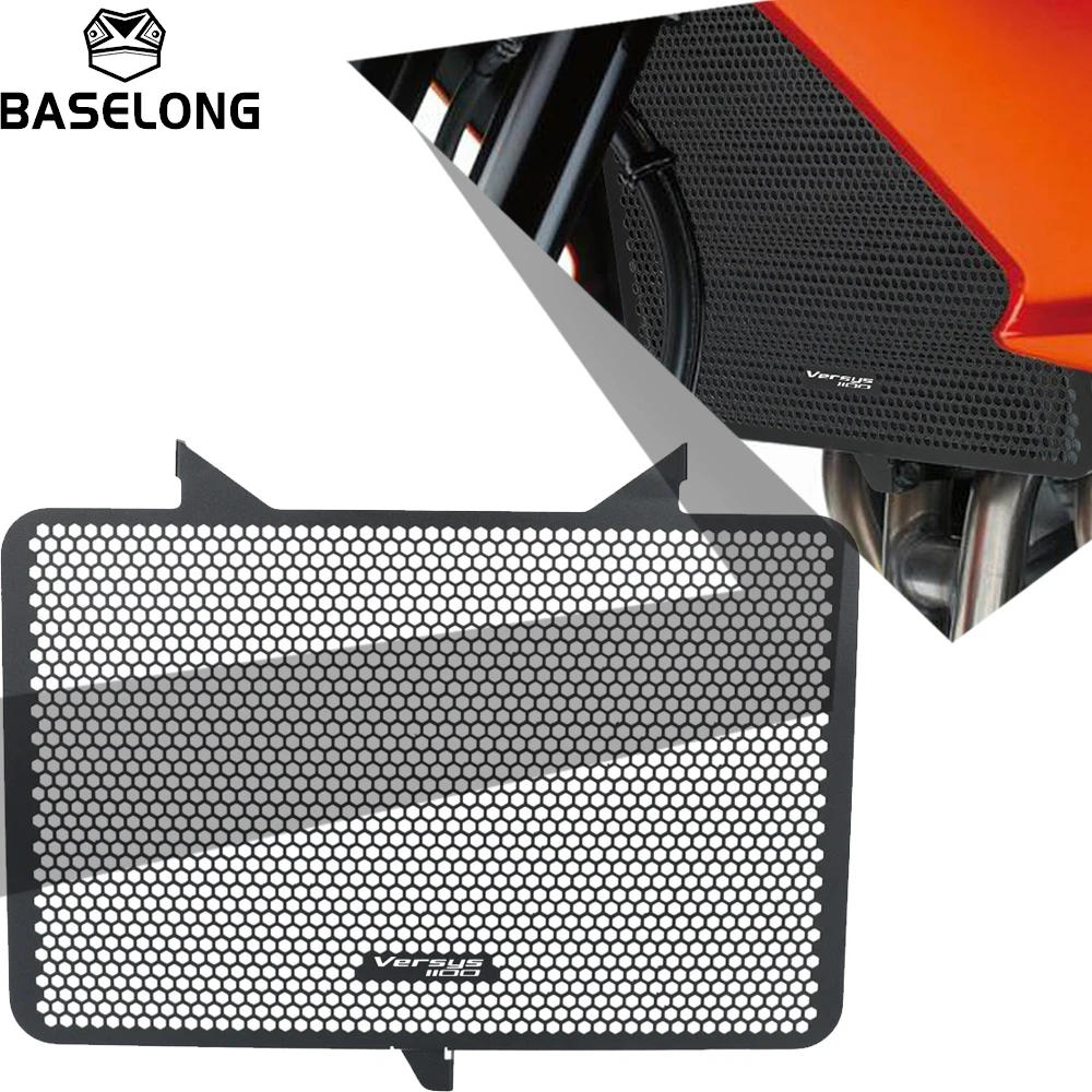 Motorrad Zubehör CNC Aluminium Kühlergrill Schutz Abdeckungen Schutz Für Kawasaki Versys 1100 VERSYS1100 2025-2026-2027