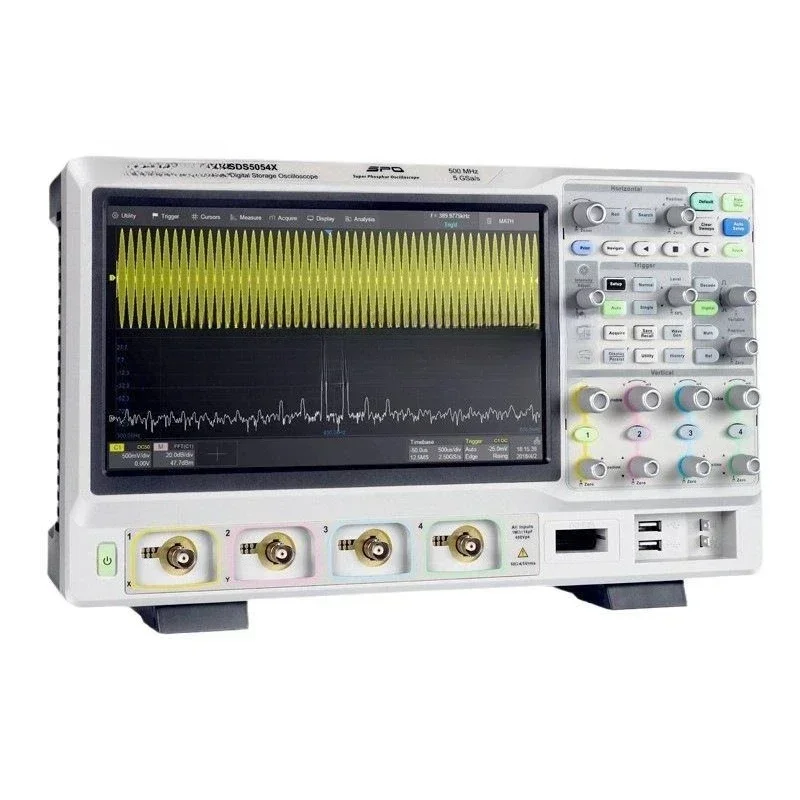 Four-channel 350M screen oscilloscope 5G sampling rate capacitive touch screen