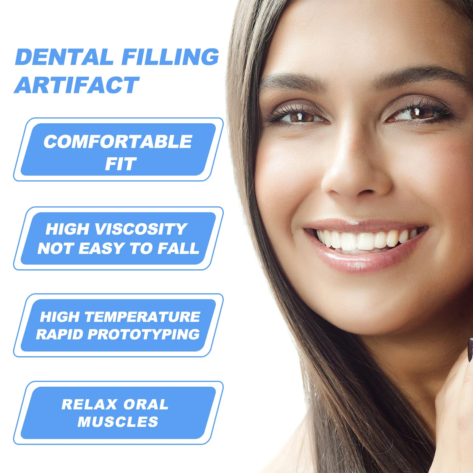 الراتنج إصلاح الأسنان المؤقتة الغراء شكل فجوات الأسنان ملء الصلبة الغراء إصلاح الأسنان Falseteeth الغراء سلامة لوازم طب الأسنان