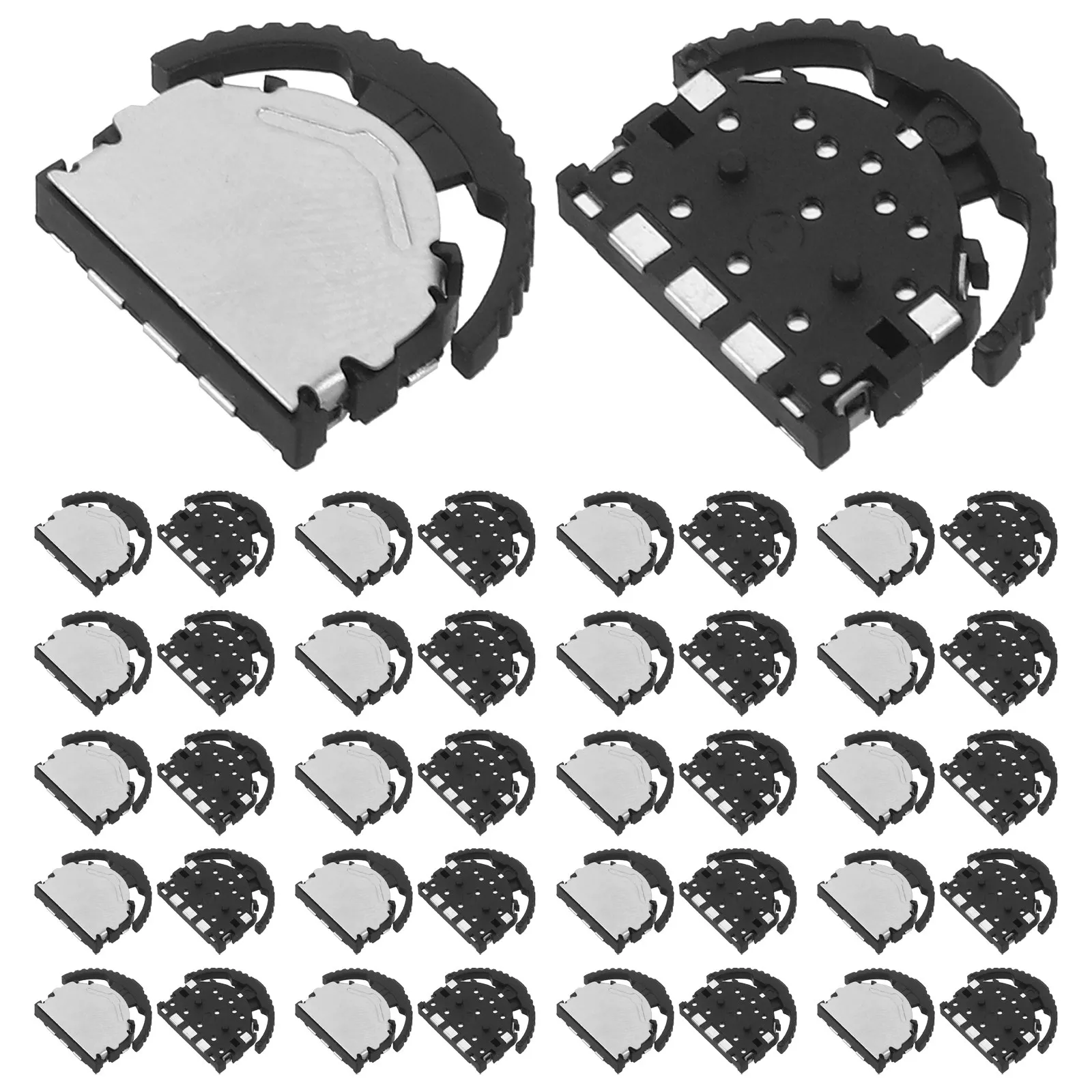 60Pcs Precision 3-Pin Rotary Encoder Switch Set Multi-Directional Mp3 Player Control Wheel Selector Switch for DIY Electronics