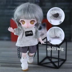 DBS Dream Fairy BJD OB11 MAYTREE doll accessory wig replacement 1/12 doll head cute bangs wig toy SD