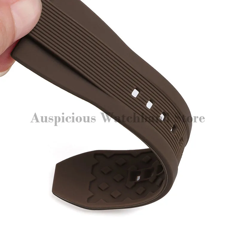 13X29mm Soft Silicone Watchband for Michaol Kors MK8184 MK8729 MK9020 MK8152 MK9020 Watch Accessories Men\'s Watch Strap