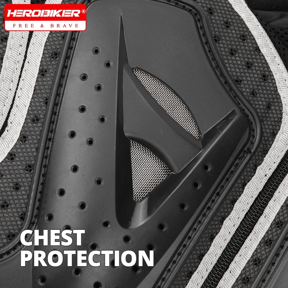 Motorcycle Motocross Full Body Protect Armor Shock Resistant Motorbike Jacket Armour Riding Travelling Men Body Protection