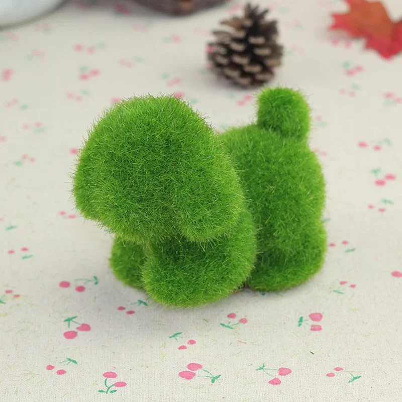 Artificial Grass Creative Artificial Fake Faux Emulation Animal Fuzzy Skin Garden Flower Pot Artificial Flower Decor Craf #76758