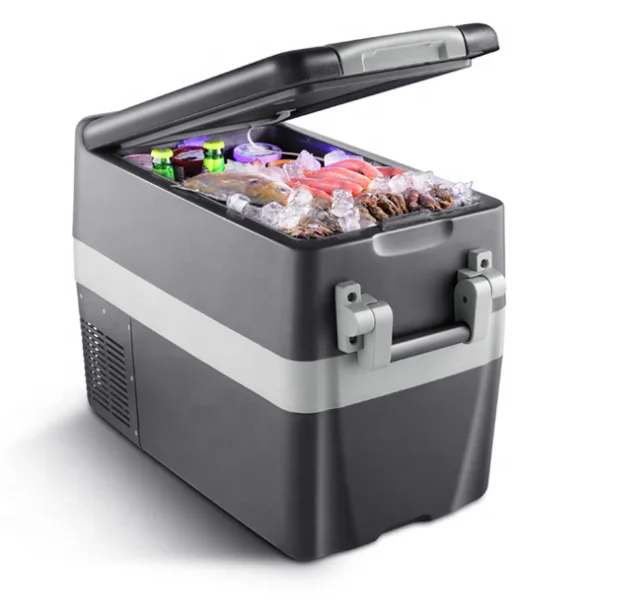 DC12V/24V Portable Outdoor RV Car Refrigerator Deep Freezer Car Refrigerator 30/40/50L Car Fridge Freezer Cooler Car Refrigerat