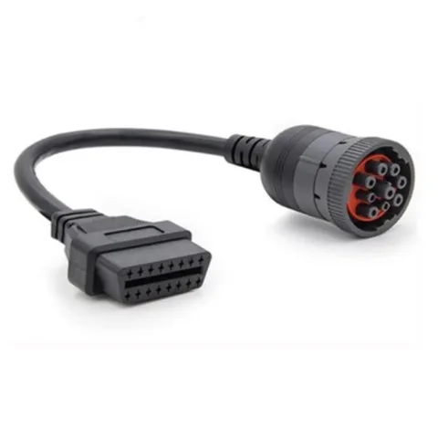 OBD2 Грузовой диагностический кабель J1939 OBD 9-контактный к 16-контактному разъему для Cummins Deutsch 9-контактный 6-контактный грузовик-кабель для подключения DB 25Pin