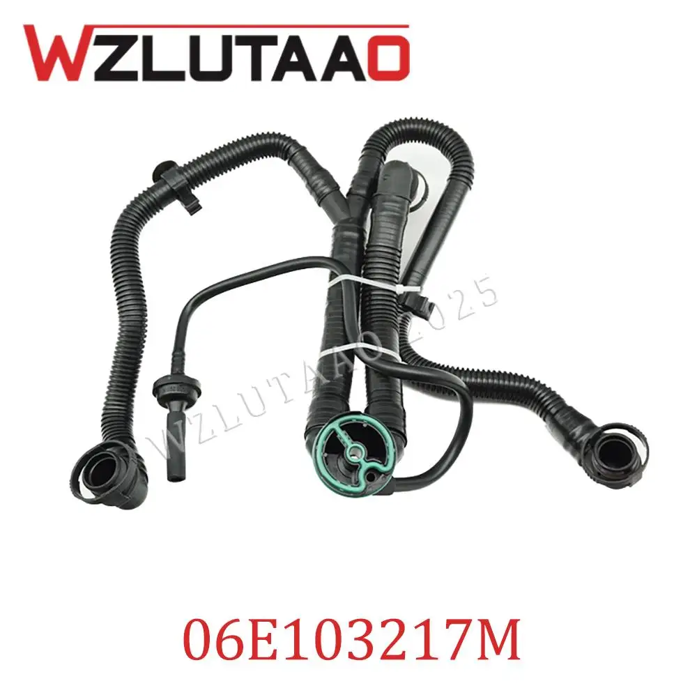 

06E103217M Cylinder Head Cover Crankcase Breather Vent Hose 06E103217G For Audi A4 B7 2005-2009 A6 C6 2004-2009 A8 D3 2005-2010