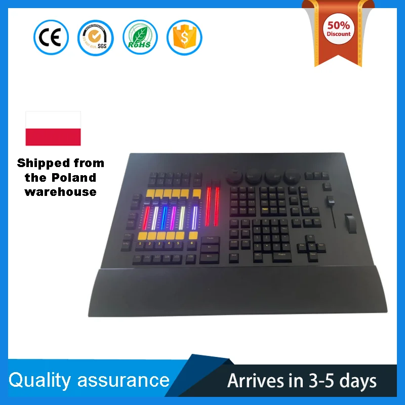 Black Horse Wing Professioneller DMX512 Beleuchtungscontroller Laptop Bühnenkonsole mit Flightcase für DJ Moving Head LED Par Bühnenshow