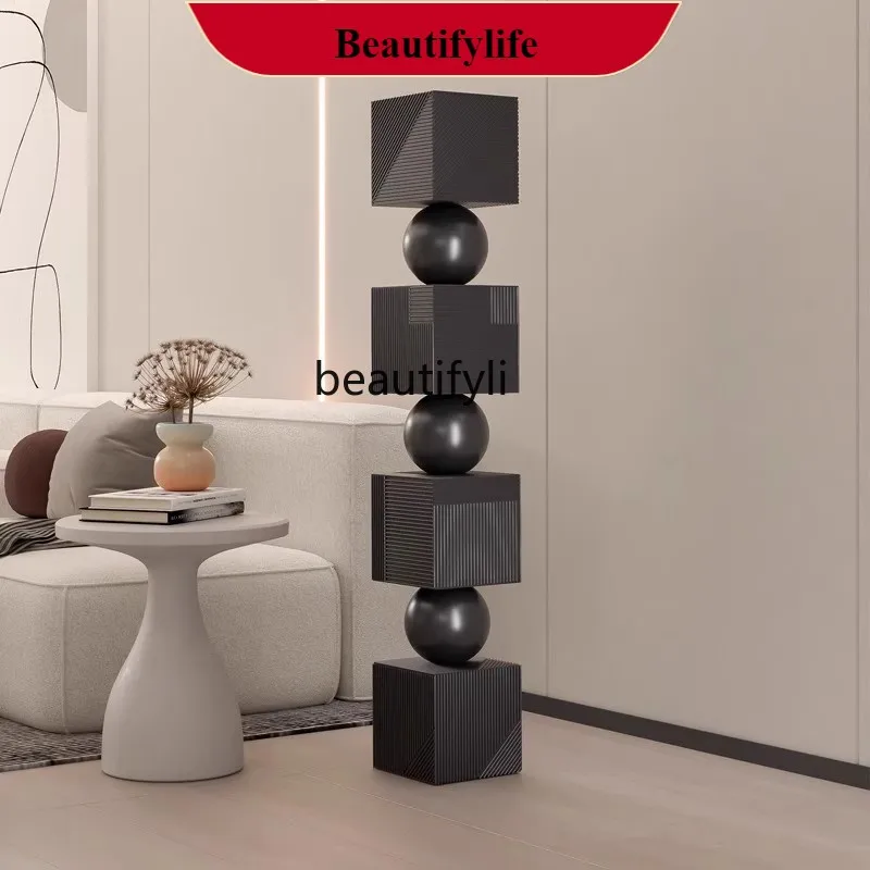 

F132 High-end floor-to-ceiling art ornaments Sales office Hotel living room TV cabinet Abstract handicrafts decoration