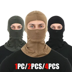 1pc/2pcs/4pcs Warm Breathable Balaclava Hat Elasticity Cycling Full Face Mask Men Bicycle Ski Motorcycle Helmet Inner Cap Scarf
