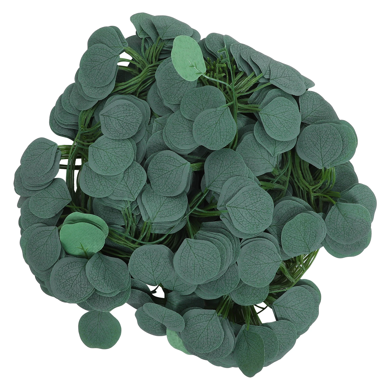 

1 set Simulated Eucalyptus Vine 72 Leaves Artificial Garland Green Plant Decor Waterproof Reusable Home Wedding Cool Things Room