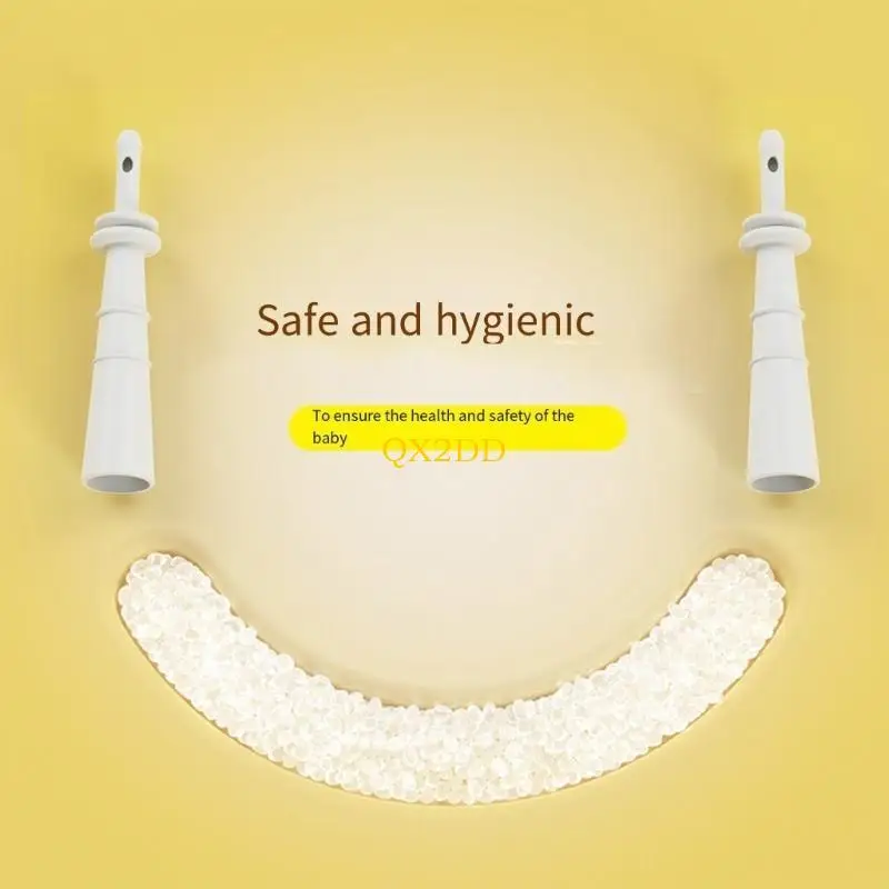 QX2D – tige d'échappement Anti-flatulence pour bébé, 6 pièces, pour soulagement rapide sûr des coliques, en TPE souple,