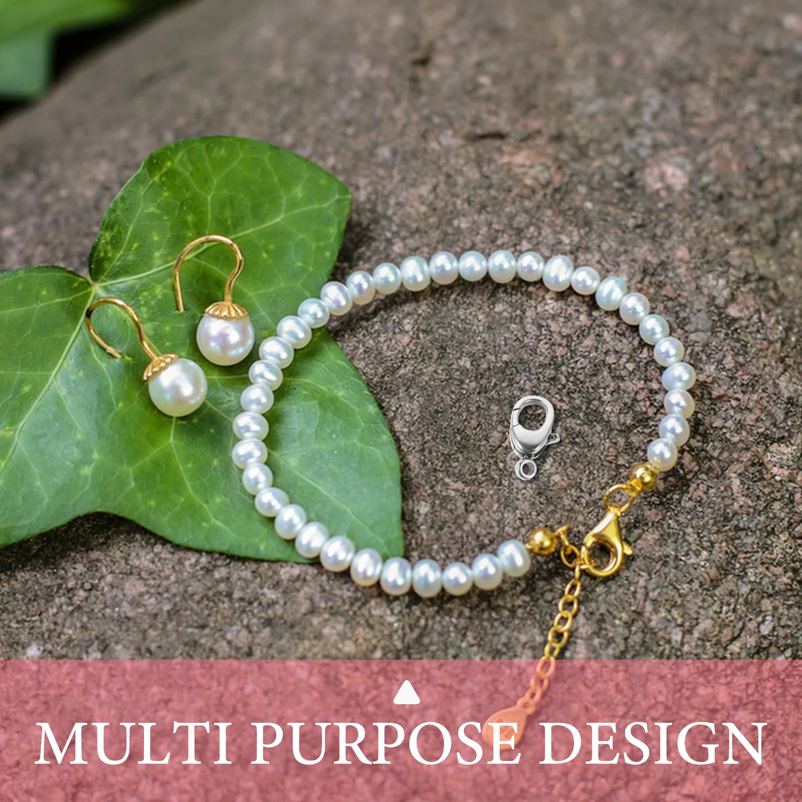 Silver Lobster Clasp DIY Jewelry Making Necklace Bracelet Earring Supplies Secure Spring Mechanism Multipurpose Durable Easy