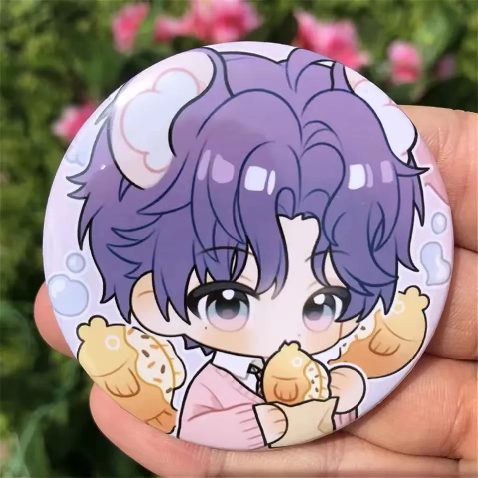 لعبة الحب والفضاء العميق Qinche Sylus Xavier Zayne Rafayel أزياء تنكرية SPTE مطلي بالقصدير شارة بدبوس إكسسوارات قلادة الدعامة #4