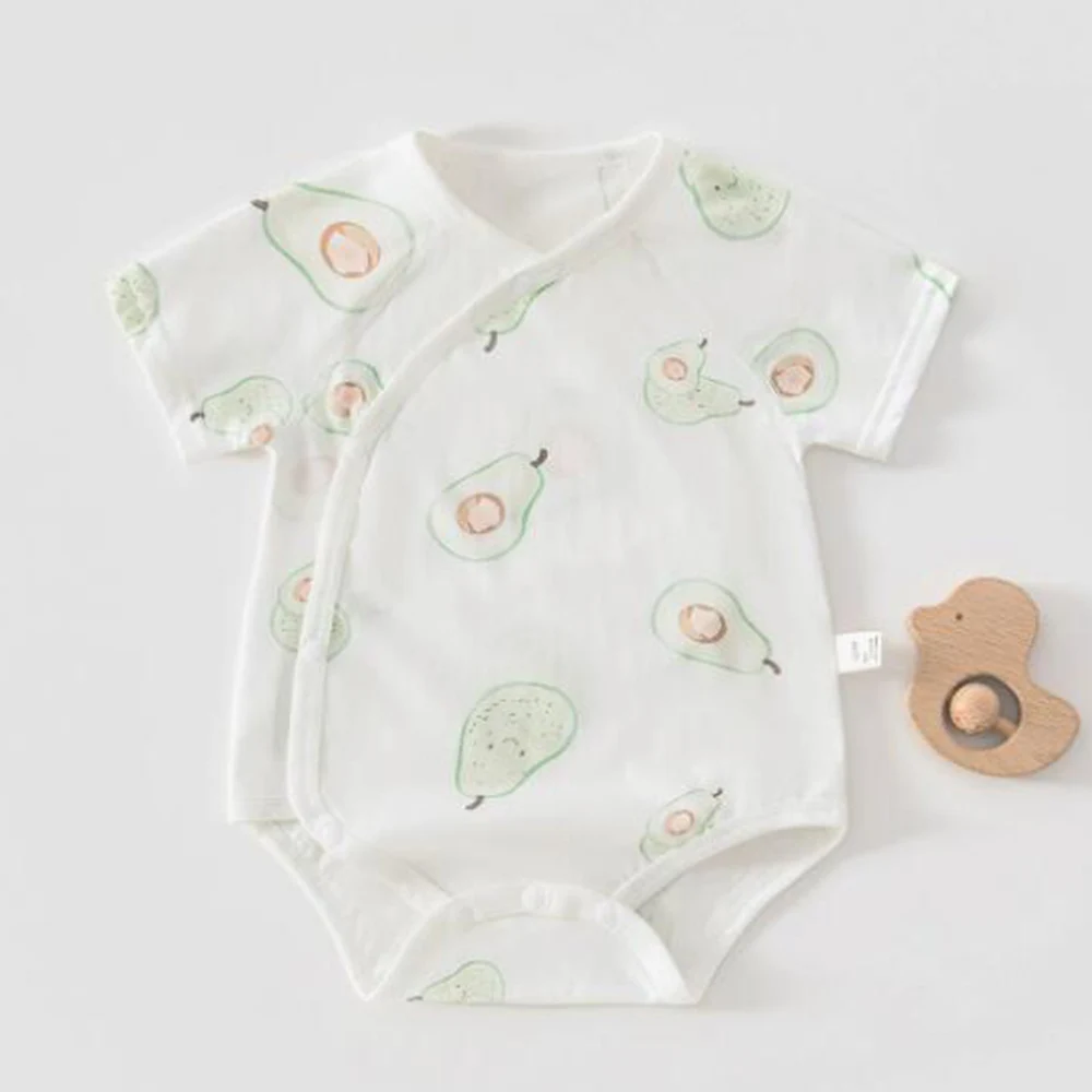 Bodysuit For Baby Girls Summer Cotton Cute Pattern Newborn Baby Romper Thin Unisex Infant Clothes