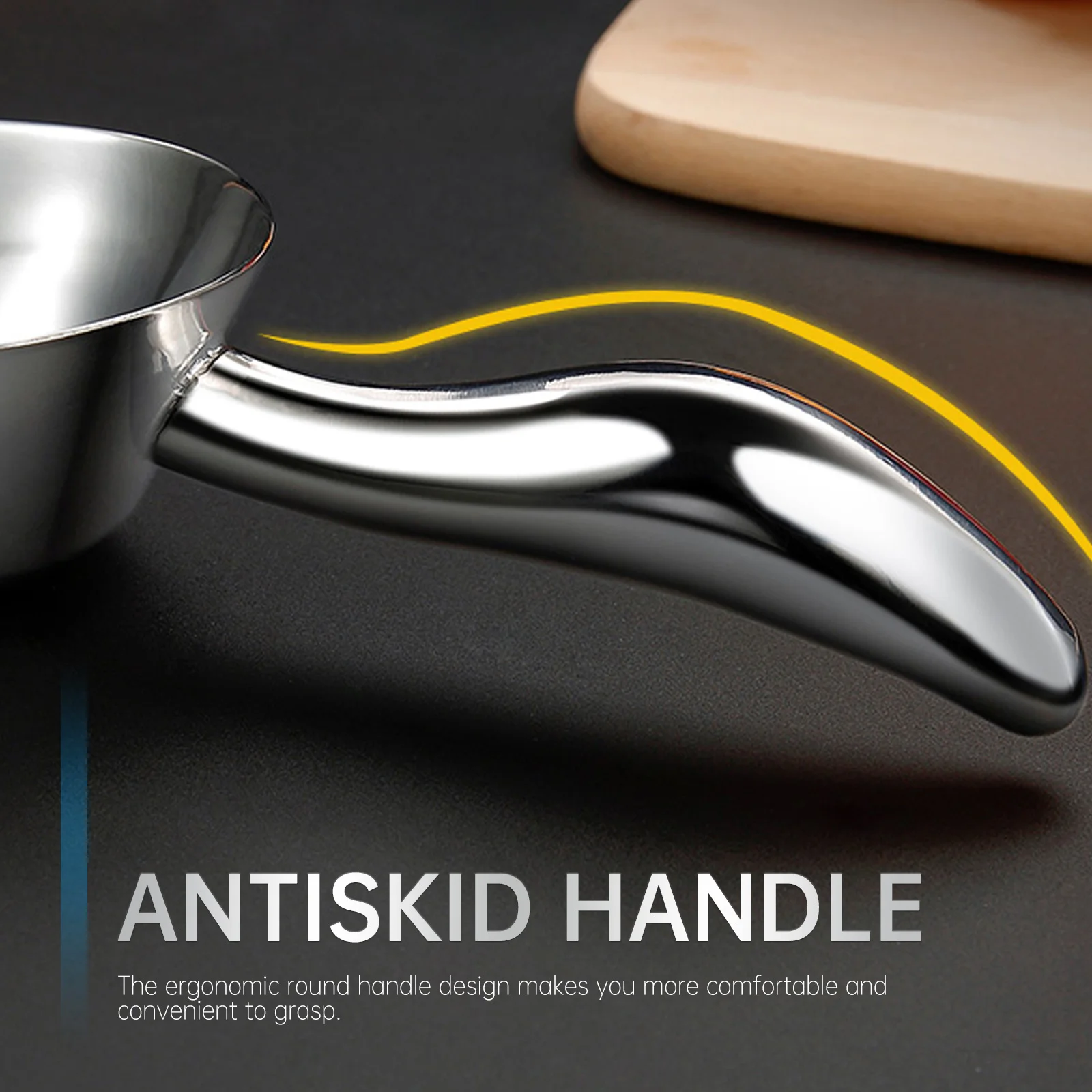 

Stainless Steel Scoop Large Ounce Ice Candy Nut Dry Goods Handle Ergonomic Design For Flour Spice Cereal Bar