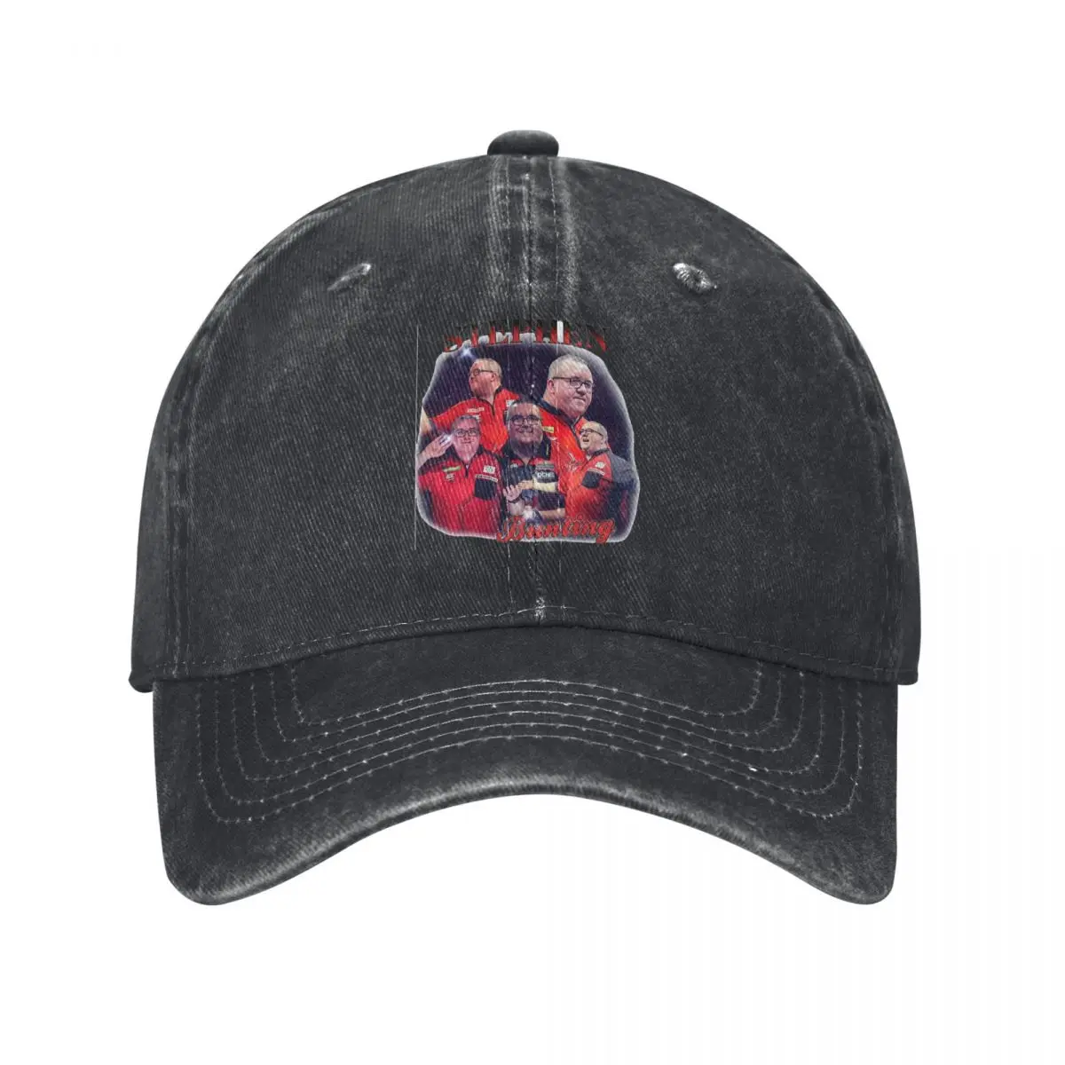 Stephen Bunting Bootleg T-Shirt - Darts T-Shirt Baseball Caps Fashion Washed Denim Hats Outdoor Hip Hop Baseball Cowboy Hat