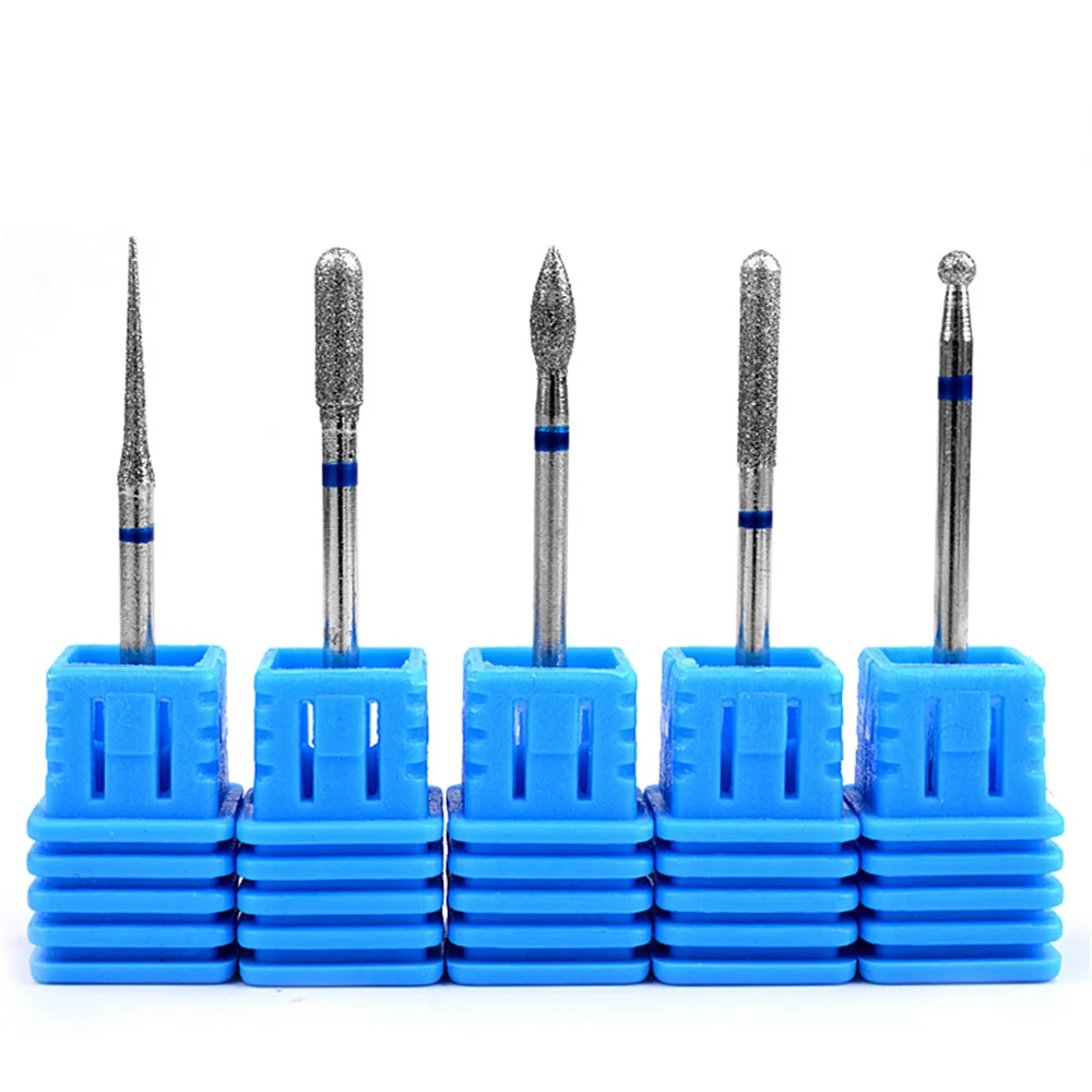 Nail Cone Tip Ceramic Drill Bits Electric Cuticle Clean Rotary For Manicure Pedicure Grinding Head Sander Tool Nail Accessories