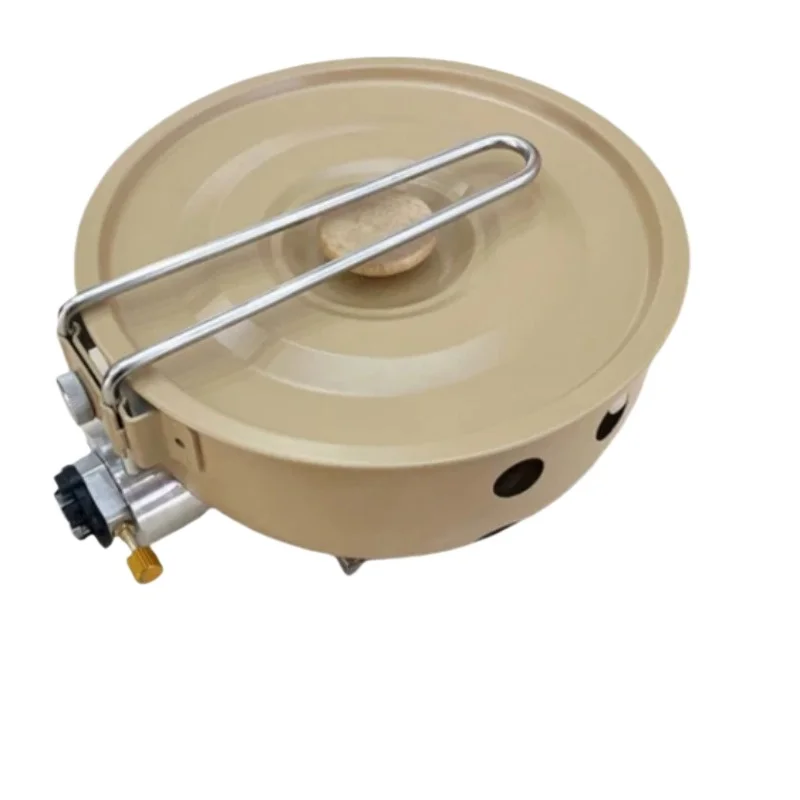 HOT MULTIFUNCTIONAL OUTDOOR INTEGRATED POT PORTABLE CAMPING GAS STOVE FOR PICNIC COOKING AND FOOD FRYING ACTIVITIES