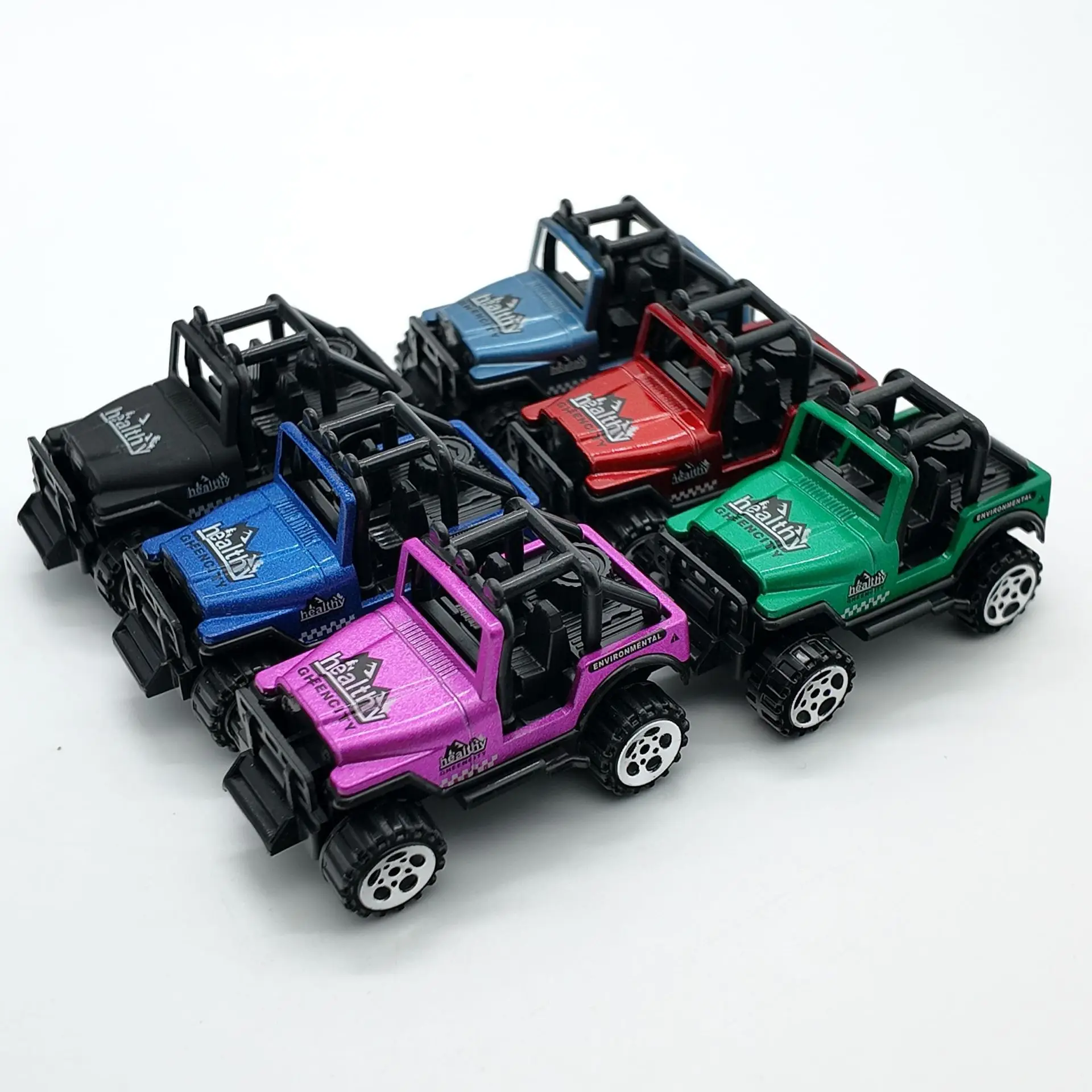 1:64 Alloy Racing Car Model Creative Gliding Kids Buggy SUV Desktop Ornament Twisted Egg Toy With Keychain Diecast Inertial Car