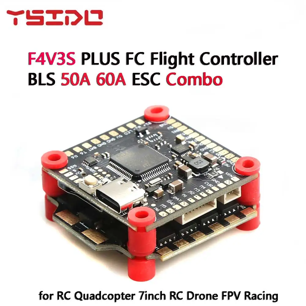 F405 V3 FC Flight Controller Board Stack/Flytower OSD BLS 50A 60A ESC Combo MARK4 for RC Quadcopter 7-calowy RC Drone FPV Racing