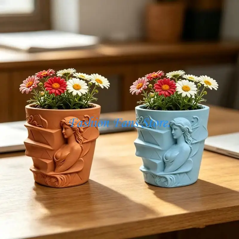Small Display Container Mold with Relief Silicone Form