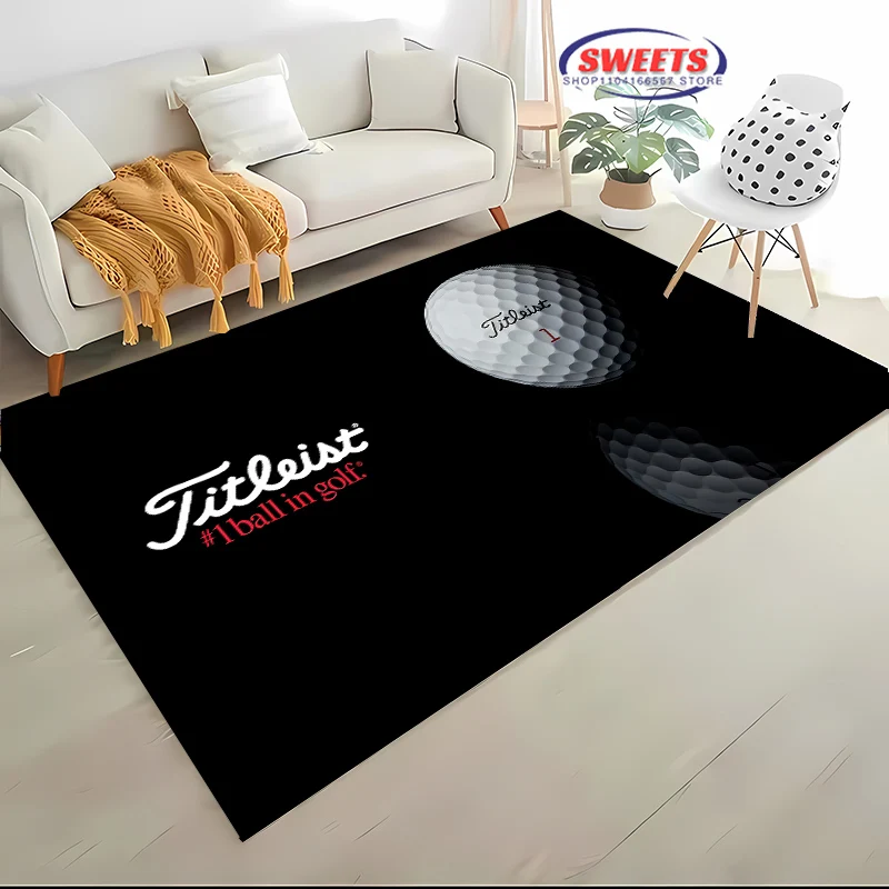 거실 침실용 3D 골프 테마 카펫, 긴 스트립, 미끄럼 방지, 부드러운 영역 러그, 소파 도어매트, 홈 주방 장식 매트 선물