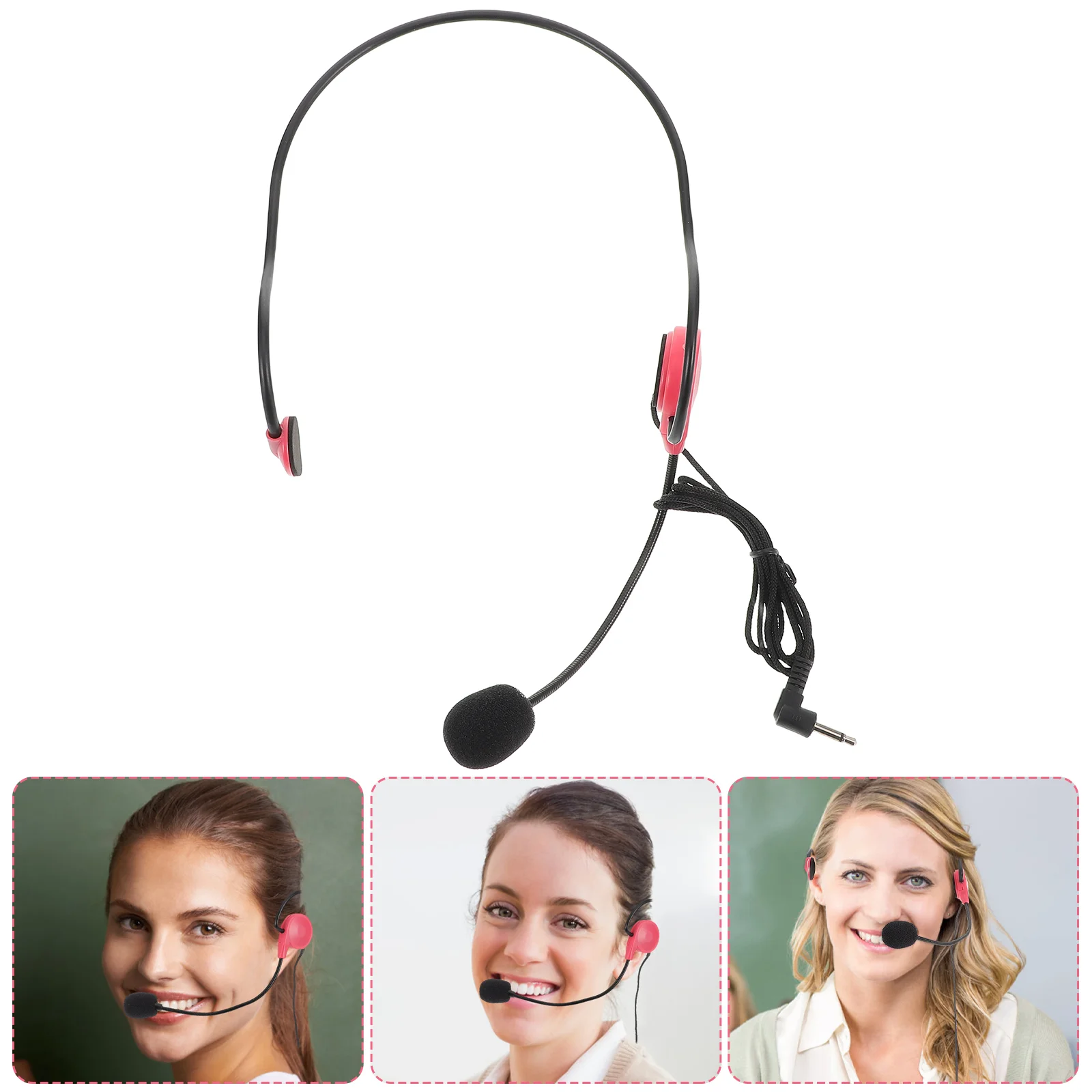 Speech Microphone Earphones Flexible Headworn Dance Instructors Headset Fitness Headphones