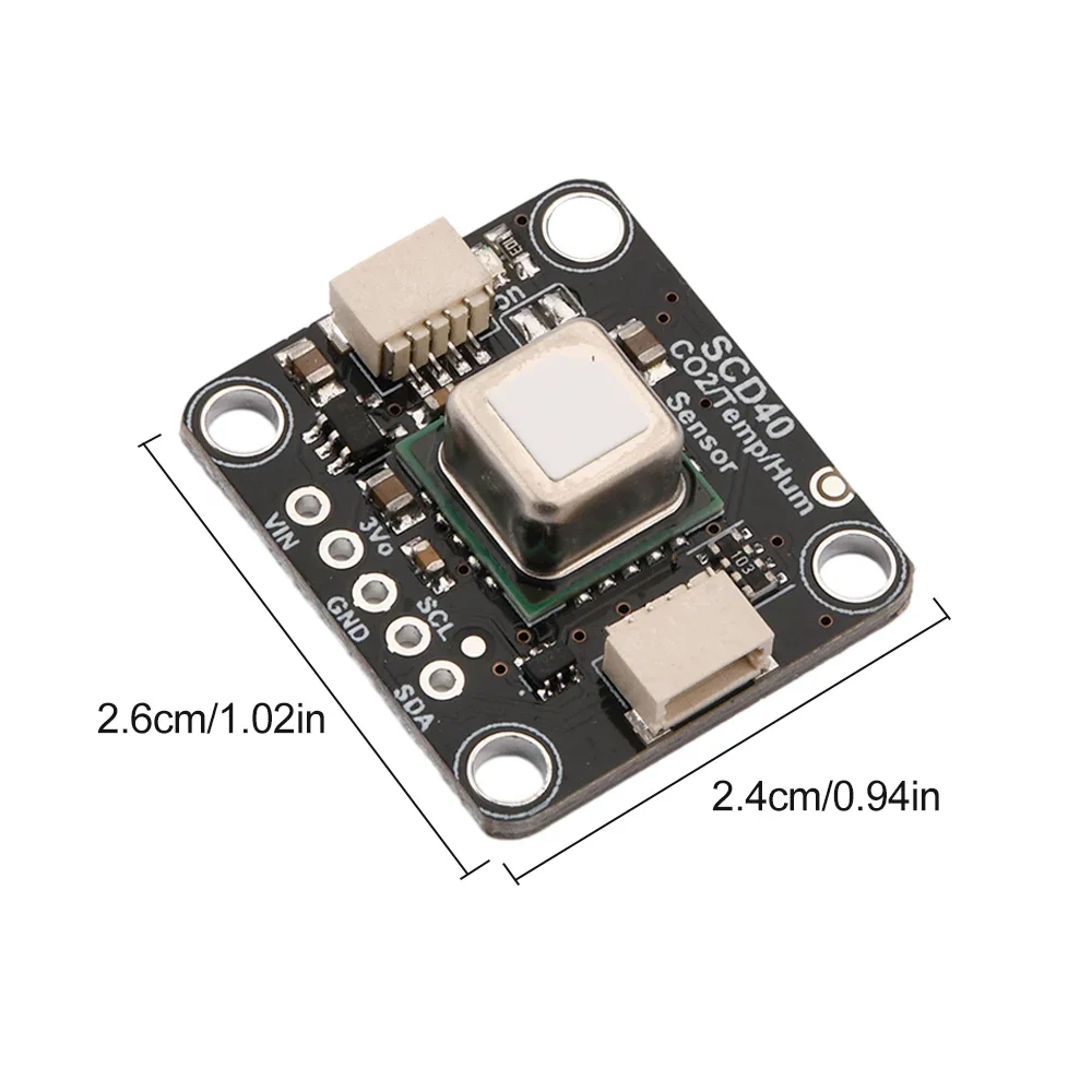 SCD41 Gas Sensor Module Detects CO2 Carbon Dioxide Temperature and Humidity Sensor I2C Communication SCD40 Gas Sensor Module