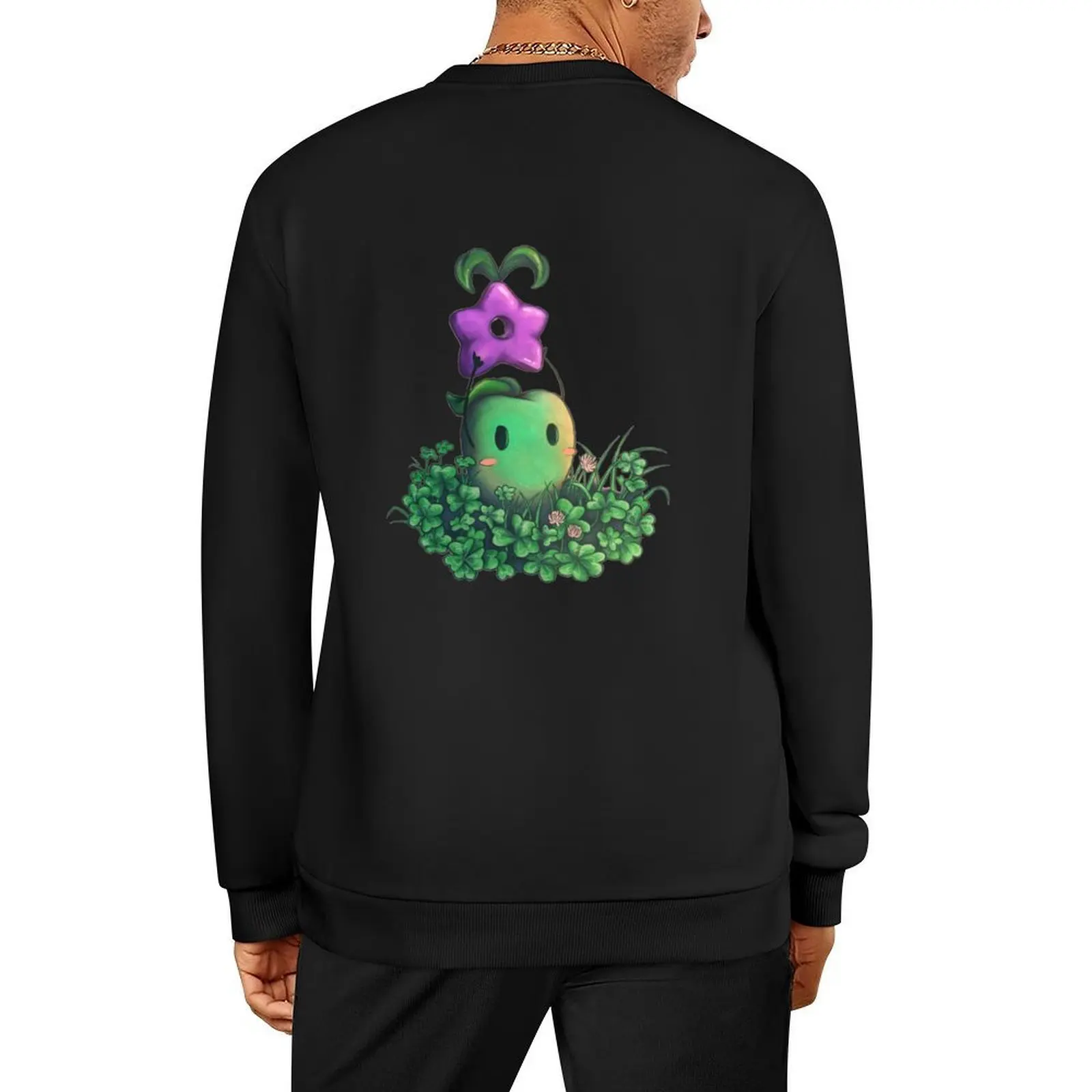 

Stardew Valley Junimo Illustration Pullover autumn male clothes men's clothing blouse sports sweatshirt man