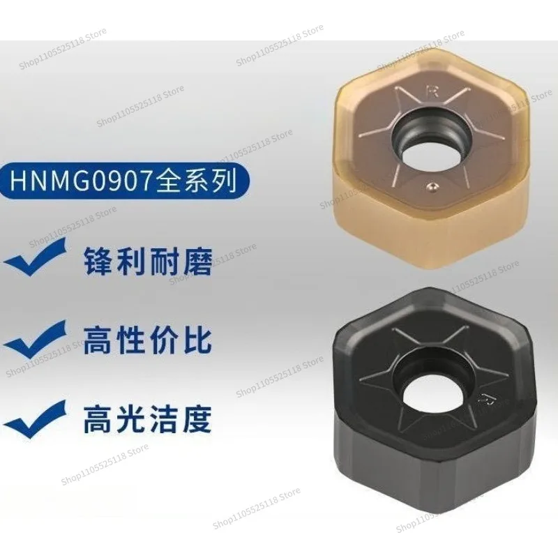 For Numerical Control Milling Insert, Cutter Head HN45 Stainless Steel Cast Iron, Carbide Lathe Tool Grain HNMG0907