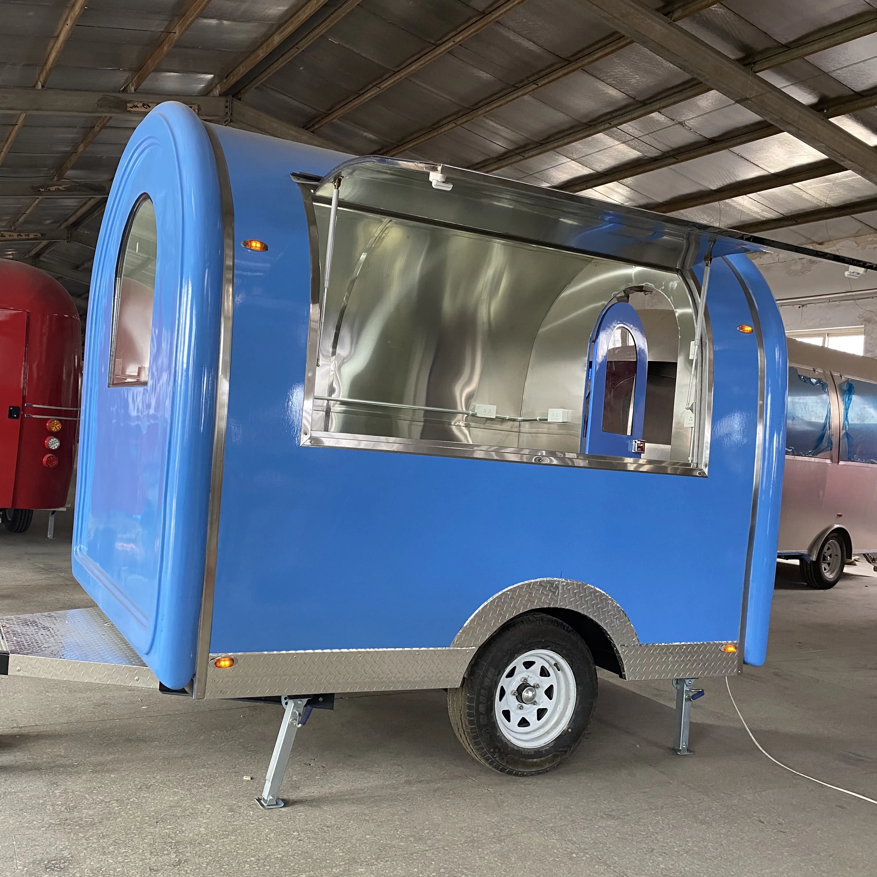 

Fast Food Trailers and Food Truck Trailers for Juice Vending, Mobile Catering Events, and Food Trucks for Markets and Festivals