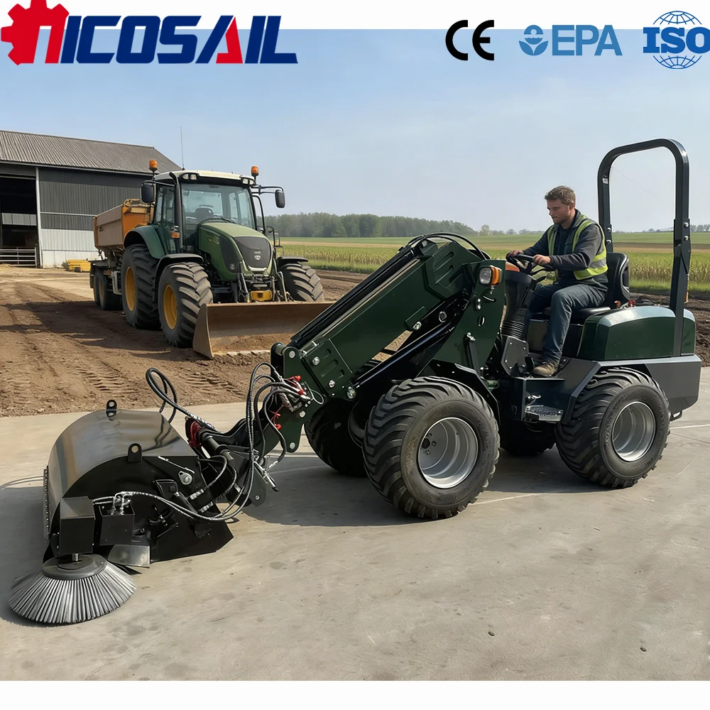 

KZL918 Compact Telescopic Wheel Loader CE Approved Euro 5 Heavy Duty Durable Performance for Farmland Jobs