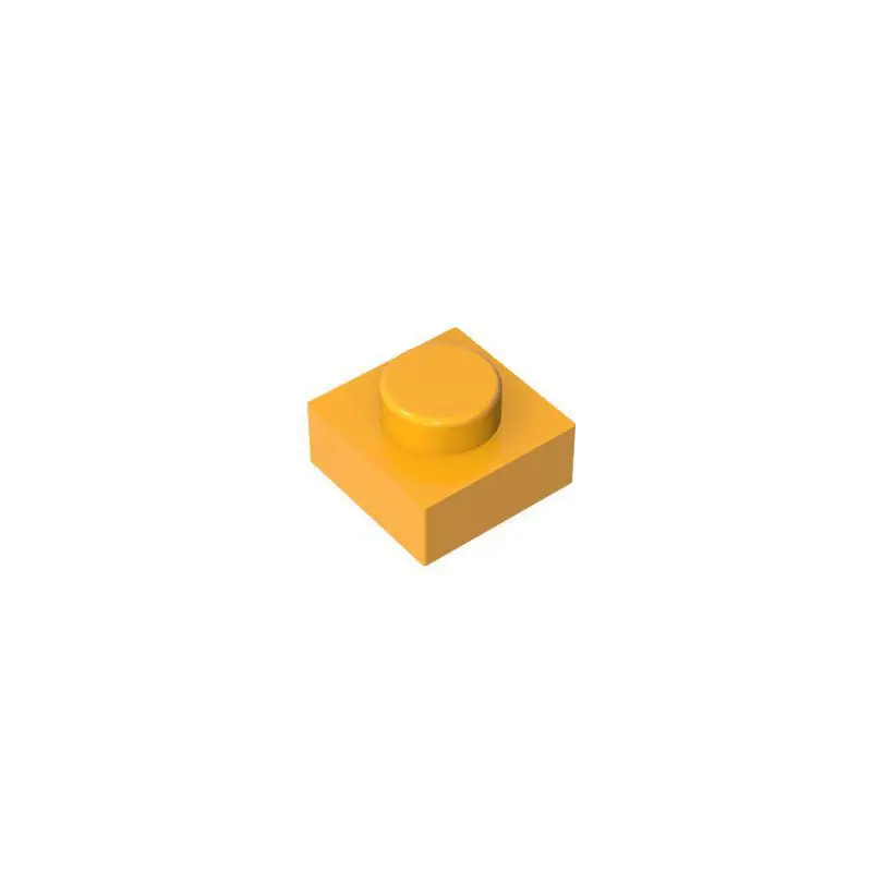 10PCS MOC Puzzle Particle High-Tech 3024 1x1 Plate Building Blocks Kit Board Light Panel Bricks Toy Children Dropshipping Gifts