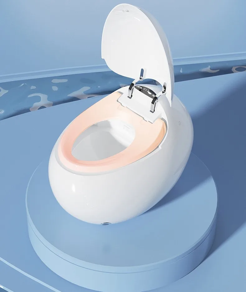 แบรนด์เดิม newHON·GDEC รูปไข่สมาร์ท Bidet ห้องน้ําคําพูดอัตโนมัติเซ็นเซอร์ห้องน้ําฝาปิดเปิดห้องน้ํา