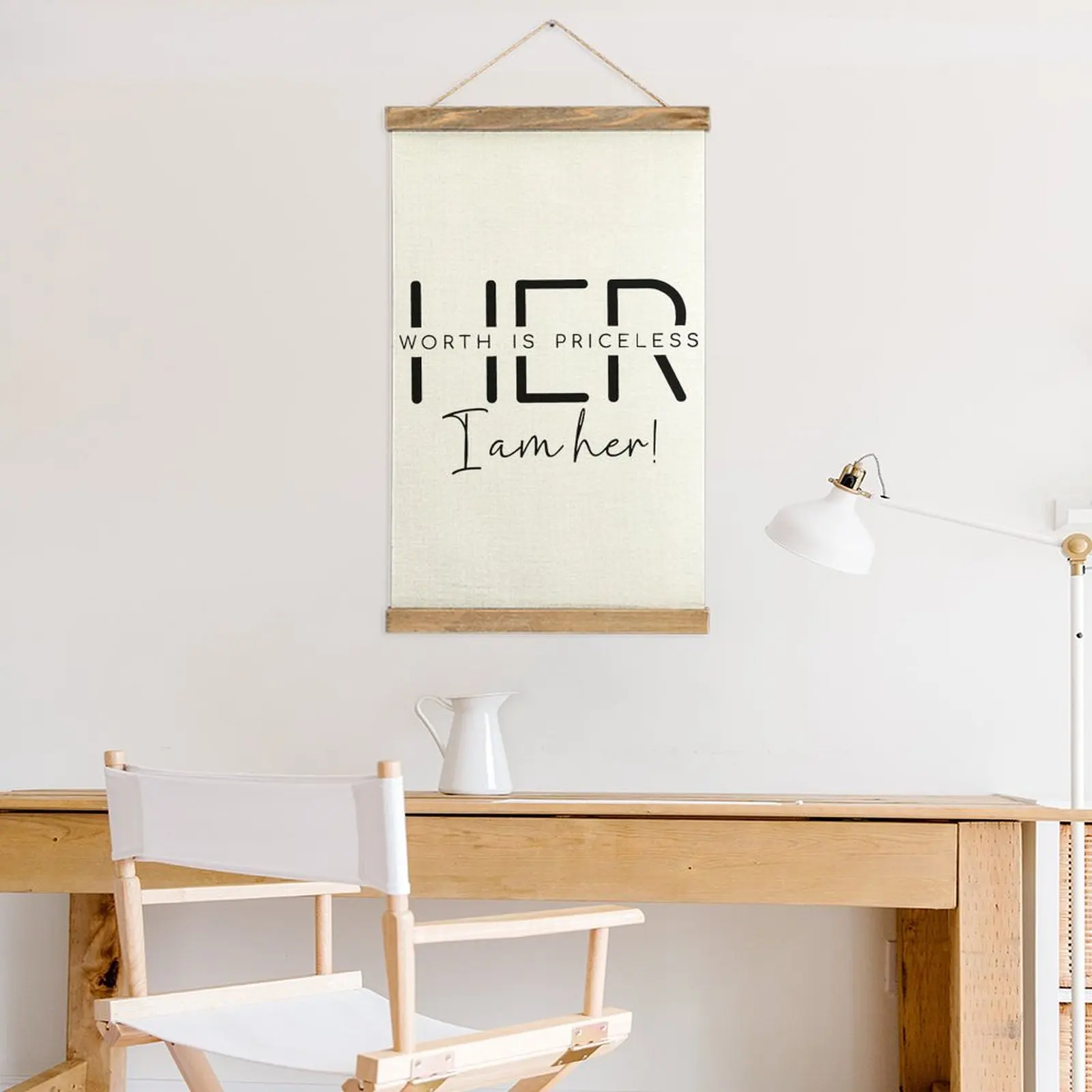 لوحة معلقة من الكتان بكلماتها التي لا سعر لها، صورة عتيقة لتزيين جدران المطبخ، رسومات فكاهة، تزيين بيضاء