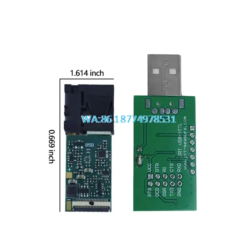 Wmwmnu Compact Industrial Distance Sensor 5cm 10cm Range Optical UART USB Switch Durable Switchable Optical Distance