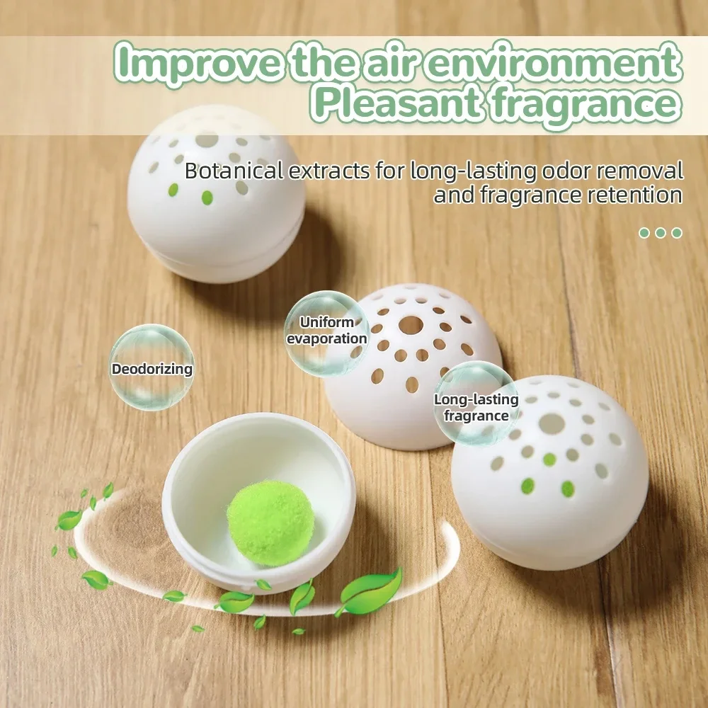 12-24PCS Shoe Deodorizer Freshener Balls For Shoes Multifunction Home Scent Fresheners Footwear Shoe Closet Toilet Deodorization