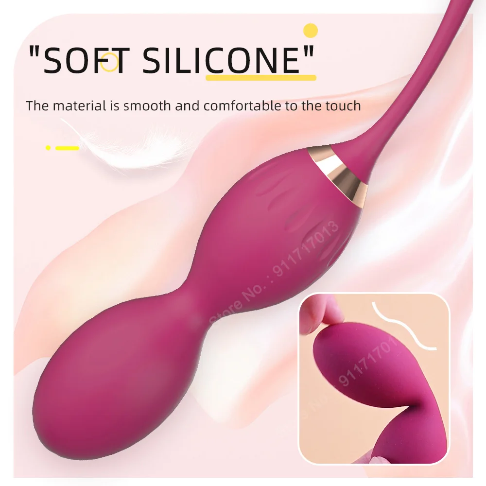 Kegel Pelvic Floor Muscle Trainer for Women Vaginal Shrinking Balls Vibrator Adults Female Intimate Sex Toy Pussy Massage Geisha