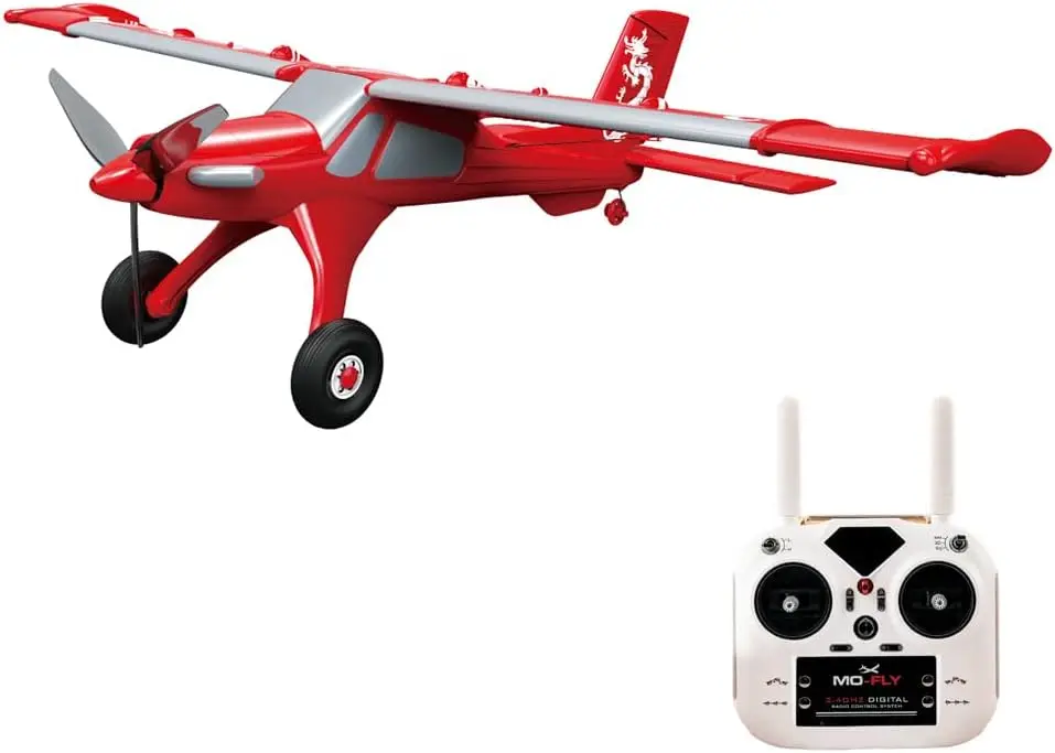 RC Fixed Wing Plane 1/22 Scale 510 Mm Brushless STOL Aircraft RTF 6G Stable 3D Stunt Mode for Skill-Building Flights