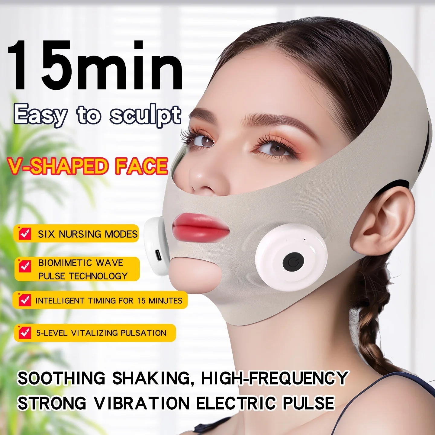 V-Face Shaper masseur Facial électrique raffermissement de la peau dispositif de tonification du visage Anti-âge soins de la peau contour outil de beauté levage