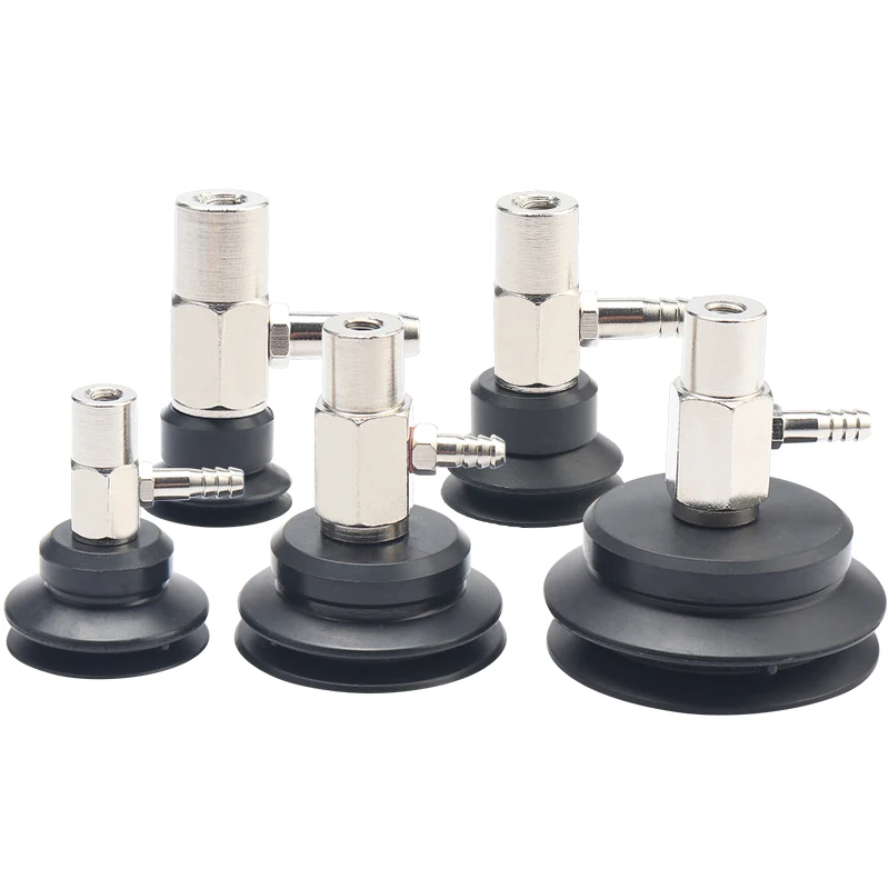 1 pcs PBT-06/8/10/15/20/30/35/40/50 Suction Cup Bracket High Quality Manipulator Vacuum Suction Cup Fittings