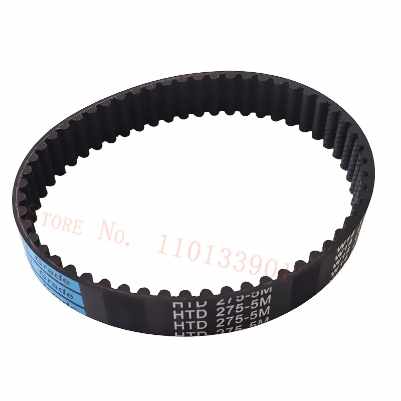HTD 5M حزام التوقيت C = 270 275 280 285 العرض 15/20/25 مللي متر الأسنان 54 55 56 57 HTD5M حزام متزامن 270-5M 275-5M 280-5M 285-5 م 5M275 #4